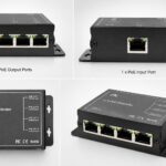 4 Port PoE Extender Metal (teqn) Indoor